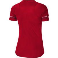 Nike Dri-Fit Academy 21 Trainingsshirt Dames Rood Wit Rood