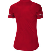 Maillot d'entraînement Nike Dri-Fit Academy 21 pour femme, rouge, blanc, rouge