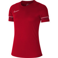Maillot d'entraînement Nike Dri-Fit Academy 21 pour femme, rouge, blanc, rouge
