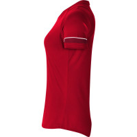 Maillot d'entraînement Nike Dri-Fit Academy 21 pour femme, rouge, blanc, rouge