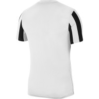 Nike Striped Division IV Maillot de Football Blanc Noir
