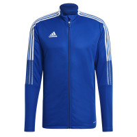 Veste d'entraînement adidas Tiro 21, bleu et blanc
