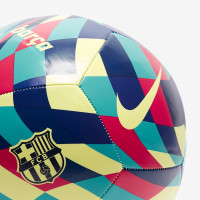 Nike FC Barcelona Pitch Voetbal Maat 5 Groen Multicolor