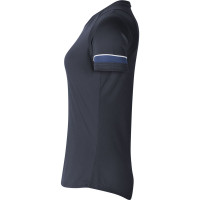 Chemise d'entraînement Nike Dri-Fit Academy 21 pour femme, bleu et blanc