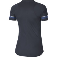 Chemise d'entraînement Nike Dri-Fit Academy 21 pour femme, bleu et blanc