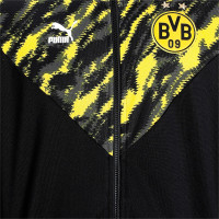 Veste d'entraînement PUMA Borussia Dortmund Iconic MCS Graphic 2021 Noir Jaune