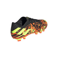 adidas Nemeziz Messi.4 Grass/Artificial Grass Chaussures de Foot (FxG) Rouge Jaune Noir