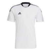 adidas Tiro 21 Voetbalshirt Wit Zwart