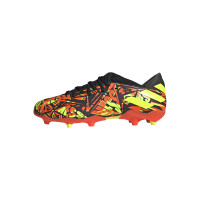 Chaussures de Foot adidas Nemeziz Messi.3 Grass (FG) Rouge Jaune Noir