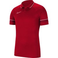 Nike Academy 21 Polo Dri-Fit Rouge Blanc
