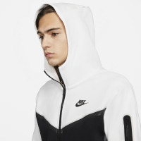 Gilet Nike Tech Fleece blanc noir gris