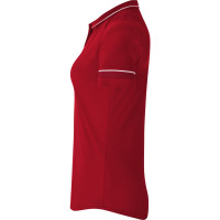 Nike Dri-Fit Academy 21 Polo Femmes Rouge Blanc