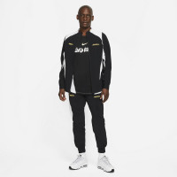 Nike F.C. Allweather Woven Trainingspak Zwart Wit Goud