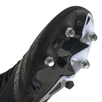 Chaussures de Foot adidas Predator Freak.3 Iron-Nop (SG) Noir Blanc Noir