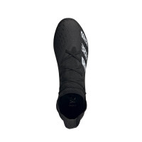 adidas Predator Freak.3 Ijzeren-Nop Voetbalschoenen (SG) Zwart Wit Zwart