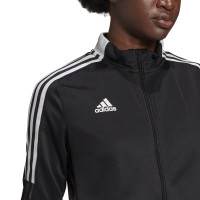 Veste d'entraînement adidas Tiro 21 pour femme, noir et blanc