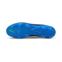 PUMA Ultra 2.2 Terrain sec / artificiel Chaussures de Foot (MG) Bleu Jaune