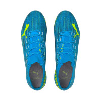 Chaussures de foot Puma Ultra 1.2 Iron-Nop (SG) Bleu Jaune