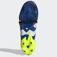 adidas Predator Accelerator Gras Voetbalschoenen (FG) Blauw Wit Geel