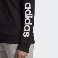 adidas Essentials Logo Full-Zip Hoodie Femme Noir Blanc