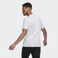 adidas Essentials Big Logo T-shirt Wit Zwart