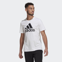 adidas Essentials Big Logo T-shirt Wit Zwart