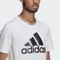 adidas Essentials Big Logo T-shirt Wit Zwart