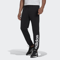 adidas Essentials French Terry Elastic Logo Broek Zwart