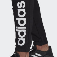 adidas Essentials French Terry Elastic Logo Broek Zwart