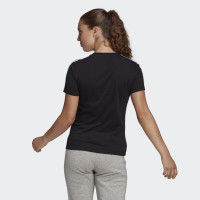 T-shirt adidas Essentials Slim-fit 3 bandes Femme Noir