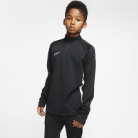 Nike Dry Academy Trainingstrui Kids Zwart Wit
