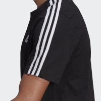 T-shirt adidas Essentials 3 bandes Noir Blanc