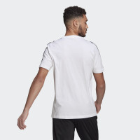 adidas Essentials 3-Stripes T-shirt Wit Zwart