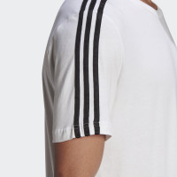 adidas Essentials 3-Stripes T-shirt Wit Zwart