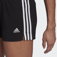 Adidas Essentials Slim 3-Stripes Short Femme Noir