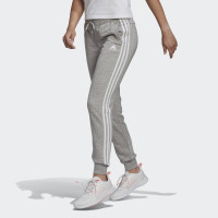adidas Essentials French Terry 3-Stripes Broek Dames Grijs