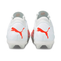 Chaussures de Foot PUMA FUTURE Z 4.1 Gazon/gazon artificiel (MG) Blanc/rouge