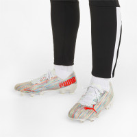 Chaussures de Foot PUMA Ultra 2.2 sur gazon artificiel (MG) Blanc/rouge