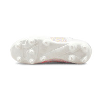 Puma Future Z 3.1 Gazon artificiel Chaussures de Foot (MG) pour enfant Blanc Rouge