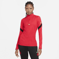 Nike Strike 21 Haut d'Entraînement Dri-FIT Femme Rouge Blanc