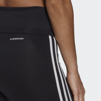 adidas Designed To Move 3-Stripes 7/8 Sportlegging Dames Zwart Wit