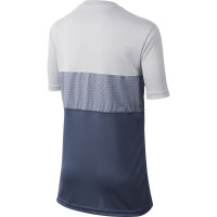 Nike Dry Academy Trainingsshirt Kids Grijs Blauw