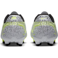 Nike Mercurial Vapor 14 Academy Grass/Artificial Turf Chaussures de Foot (MG) Enfants Blanc Noir Argent Jaune
