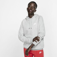 Nike Sportswear Essential Hoodie Femme Gris Foncé Blanc