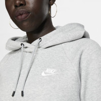 Nike Sportswear Essential Hoodie Vrouwen Donkergrijs Wit