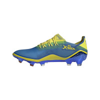 adidas X Ghosted.1 Gras Voetbalschoenen (FG) Blauw Rood Geel