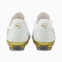 Chaussures de Foot PUMA KING Pro Grass (FG) Or blanc