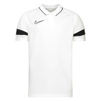 Nike Dri-Fit Academy 21 Polo Kids Wit Zwart