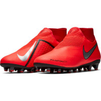 Nike PHANTOM VSN PRO DF AG-PRO Voetbalschoenen Rood Zwart Grijs
