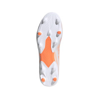 Chaussures de Foot adidas Nemeziz.3 LL Grass (FG) Blanc Orange Noir